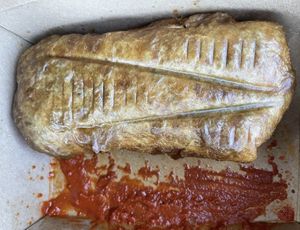 Delicious vegan chimichanga   at Handlebar in Chicago