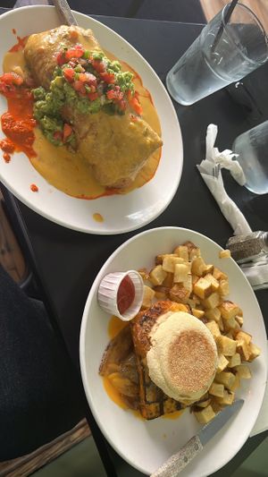 The HANDLEMUFFIN & CHIMICHANGA  at Handlebar in Chicago