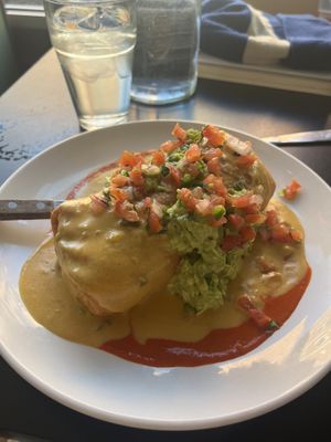 Vegan chimichanga   at Handlebar in Chicago