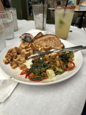 Vegan Pepita scramble!  at Handlebar in Chicago