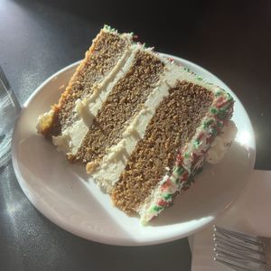 pie pie my darling rainbow sprinkle cake   at Handlebar in Chicago