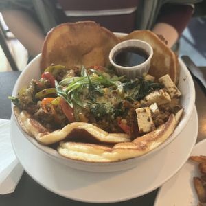 pancake bowl  at Handlebar in Chicago