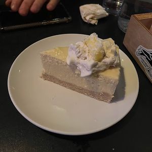 pina colada cheesecake at Handlebar in Chicago