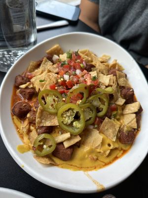 Vegan chili Mac attack  at Handlebar in Chicago