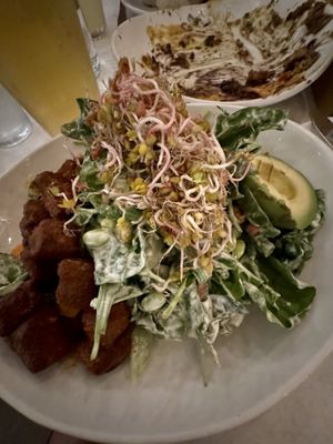 everything green + seitann  at Handlebar in Chicago