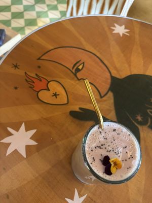 Chakra Smoothies with adaptogens  at Café Libertad in Mexico City