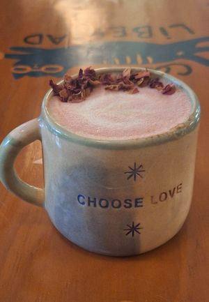 Elixir Rosita Amor 🥀♥︎✨️ at Café Libertad in Mexico City