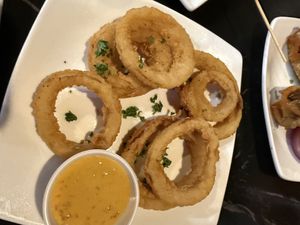Onion rings  at Bar Vegan Baltimore in Baltimore