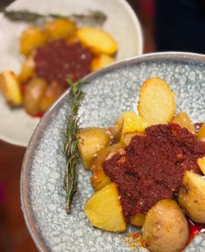 Patatas mojo  at MATi in Zaragoza