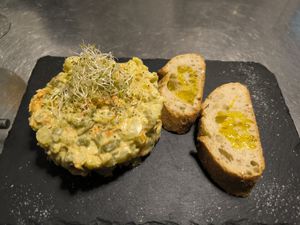Ensaladilla rusa at MATi in Zaragoza