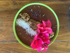 Fulfilling bowls #Veganuary at GLO Flex Café + Health Center in Chinandega