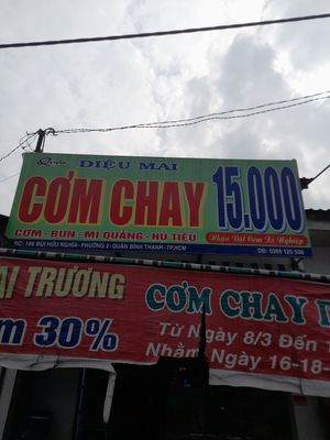 Outside sign at Diệu Mai 15K in Ho Chi Minh City