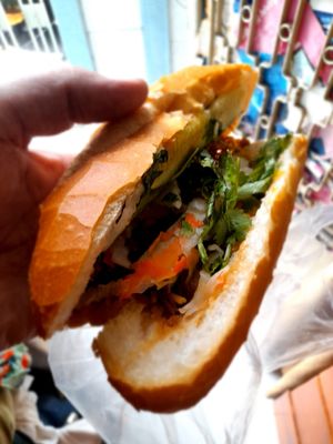 Excellent vegan banh mi at Vạn Phuớc in Ho Chi Minh City