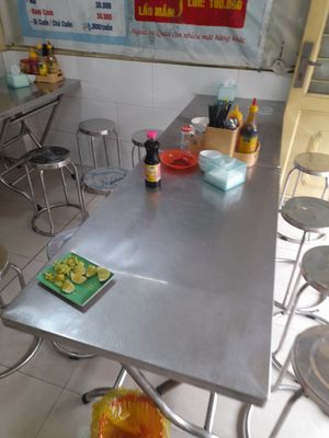 Inside seating at Vạn Phuớc in Ho Chi Minh City