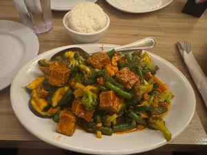 Veggie Trio, mild at Thai Smile in Palm Springs