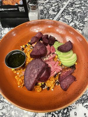 Purple Rain Harvest Bowl  at Culinary Misfits in Crown Point