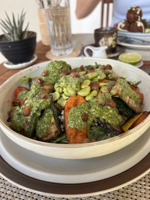   at Ojas Vegan & Vegetarian Eatery in Siem Reap