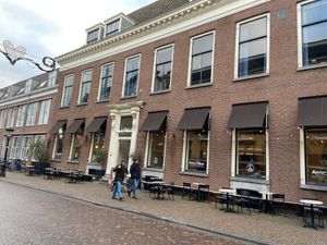 Entrance and terrace at Anne&Max - Domstraat in Utrecht