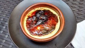 Catalan cream at La Revolution Verte in Perpignan