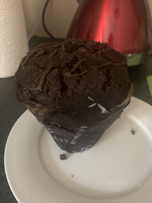 Chocolate hazelnut muffinns  at Beanhive Coffee - Baggot St in Dublin