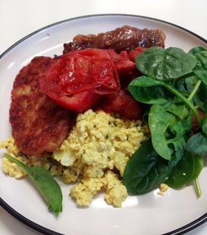 Vegan brekky at The Pearfect Pantry in Osbourne Park