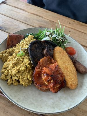 Big vegan breaky  at The Pearfect Pantry in Osbourne Park