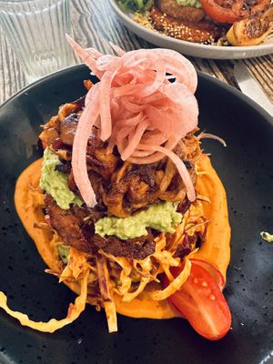 Mushroom rosti  at The Pearfect Pantry in Osbourne Park