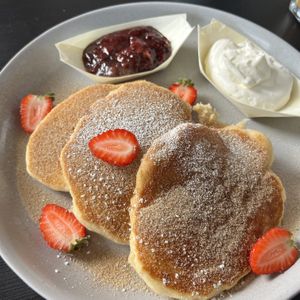 Pancakes of the month - Donut   at The Pearfect Pantry in Osbourne Park
