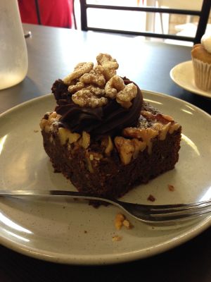 Walnut brownie at The Pearfect Pantry in Osbourne Park