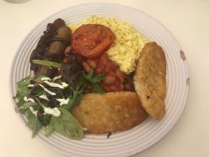 Vegan breakfast  at The Pearfect Pantry in Osbourne Park