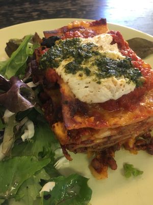 Vegan “beef” lasagna  at The Pearfect Pantry in Osbourne Park