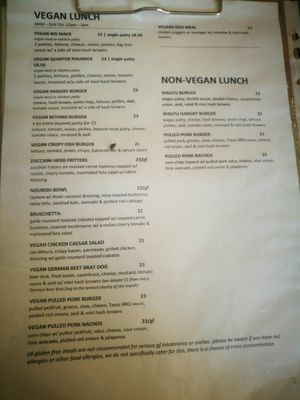 Vegan lunch at The Pearfect Pantry in Osbourne Park