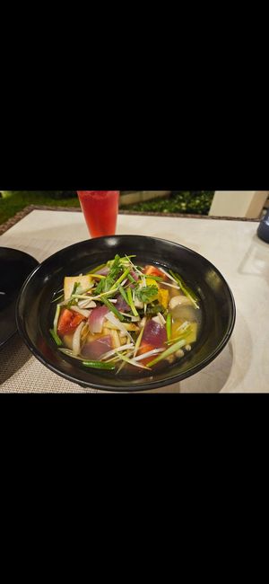 Traditional (world heritage) soup at Bhu Nga Sani in Krabi