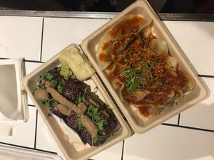 Mighty Mushroom and Fun Guy at Beyond Sushi - Chelsea Market in New York City