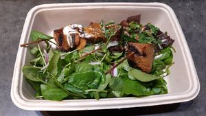 Seitan kebab at Beyond Sushi - Chelsea Market in New York City