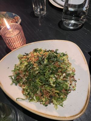 veganised brussel caesar   at Basan in Detroit