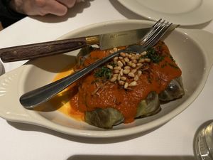 Stuffed cabbage (so yummy!)  at Kiln in Shaker Heights