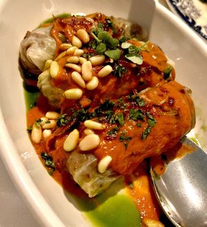 The amazing stuffed cabbagee  at Kiln in Shaker Heights