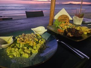 Amazing location!!! #Veganuary at The Beach Galápagos in Puerto Villamil