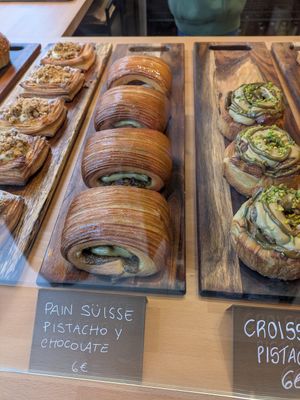 Pistacho Croissant at Magma Bakery Lab  in Barcelona