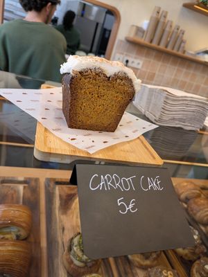 Carrot cake at Magma Bakery Lab  in Barcelona