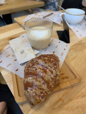 Chai and coffee Croissant at Magma Bakery Lab  in Barcelona