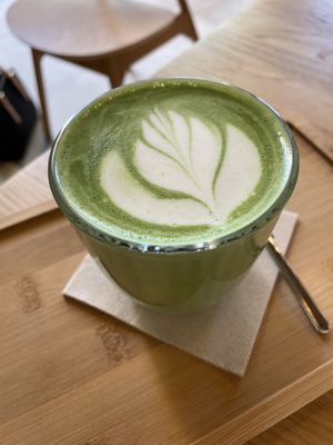 Matcha latte.  at Magma Bakery Lab  in Barcelona