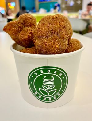 Popcorn cauliflower  at Vegan Burger - Al Ghurair Centre in Dubai