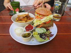 Burger at Let It Be in Berlin