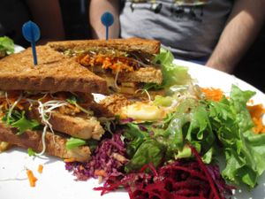 Sandwich at Let It Be in Berlin
