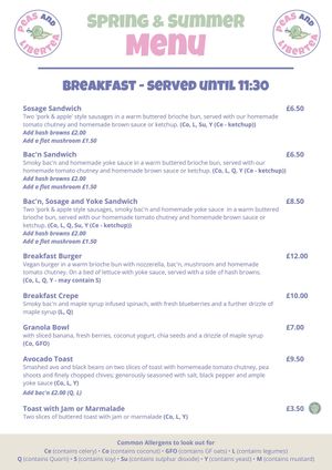  at Peas and Libertea in Whitley Bay