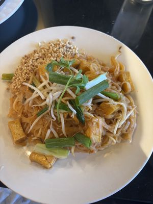 Tofu pad Thai  at Thai Spices in Sedona