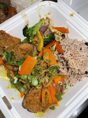Curry  at Vegan On The Island in Longwood
