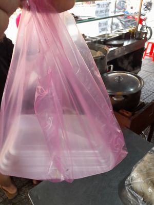 My take away packaging at Quán Chay 407 in Ho Chi Minh City